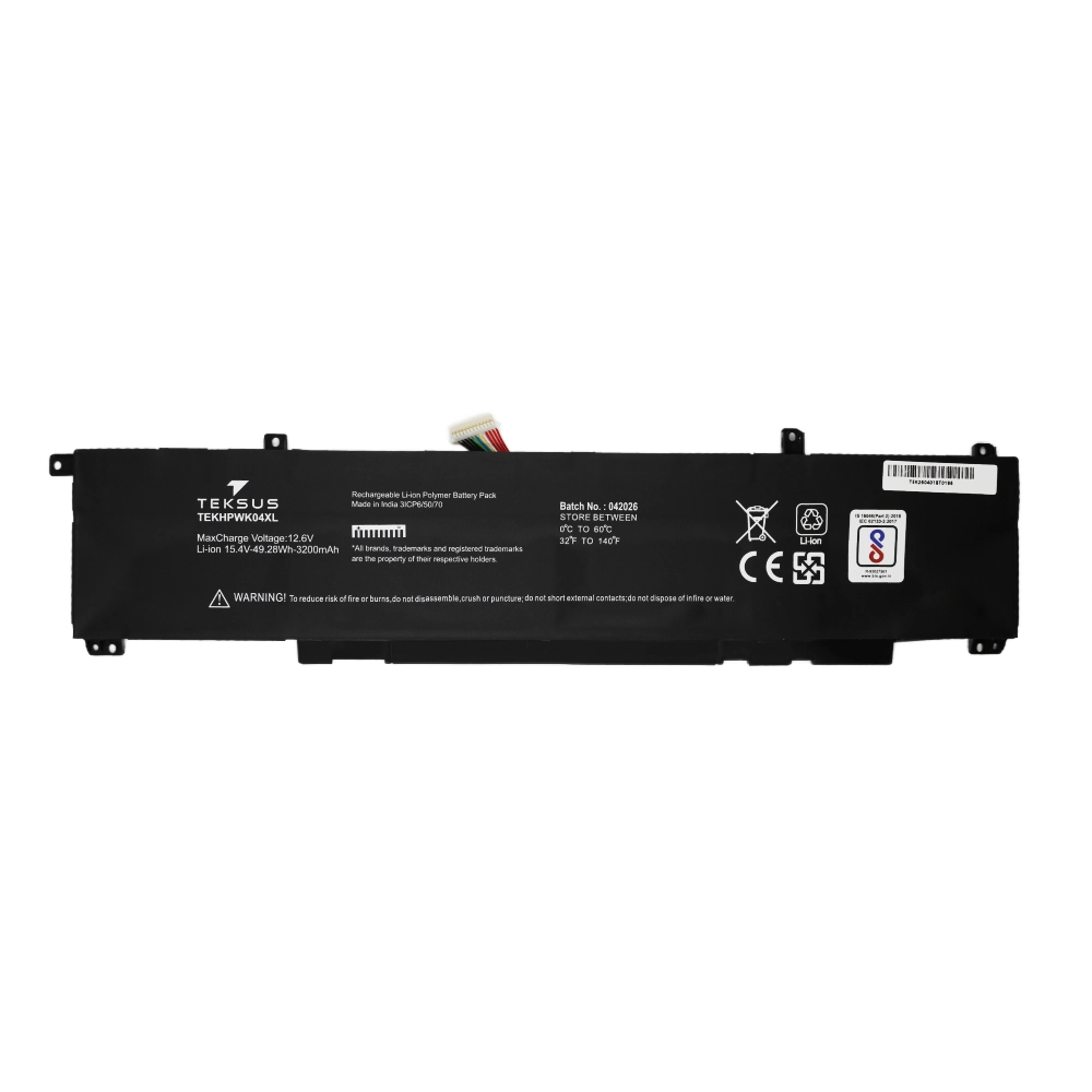 Teksus Laptop Battery Compatible For HP Victus 15-FB | WK04XL 4C view 2